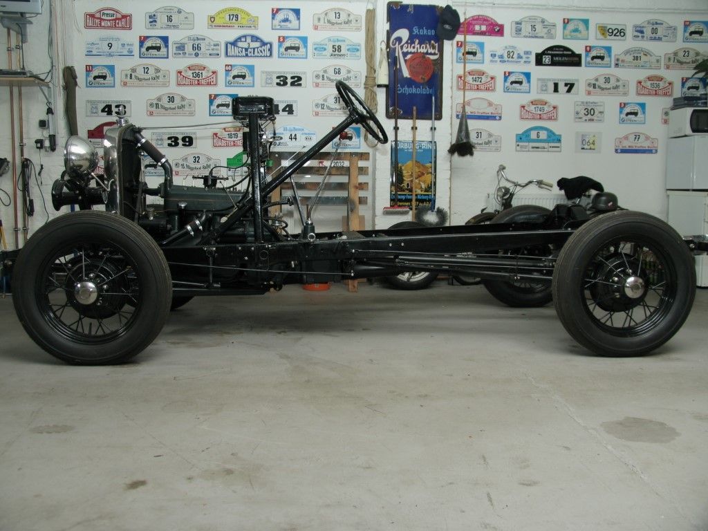 restaurationsarbeiten ford a 1928 rahmen chassis frame