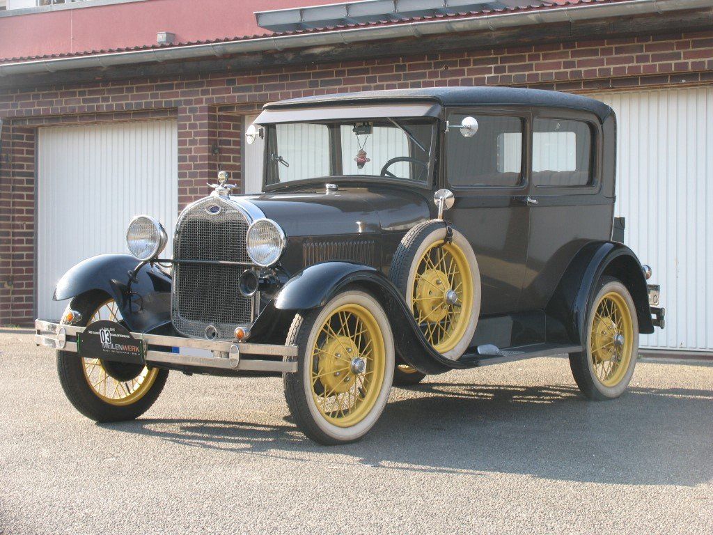 restaurationsarbeiten ford a 1928 55a tudor sedan