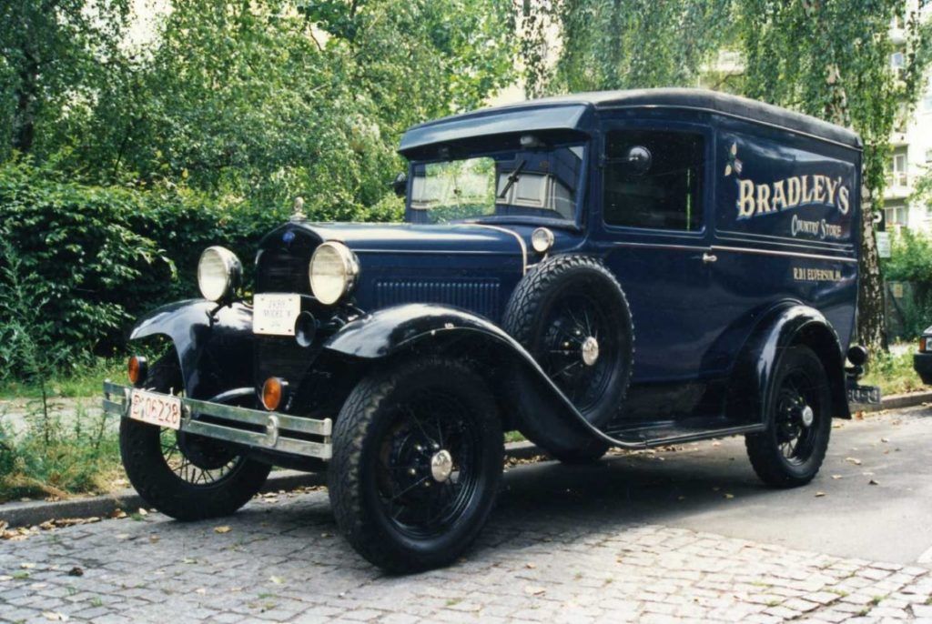 restaurationsarbeiten ford a 1930 lieferwagen delivery car