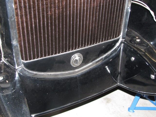ford a 1931 type 40b deluxe roadster kuehler maske radiator shell