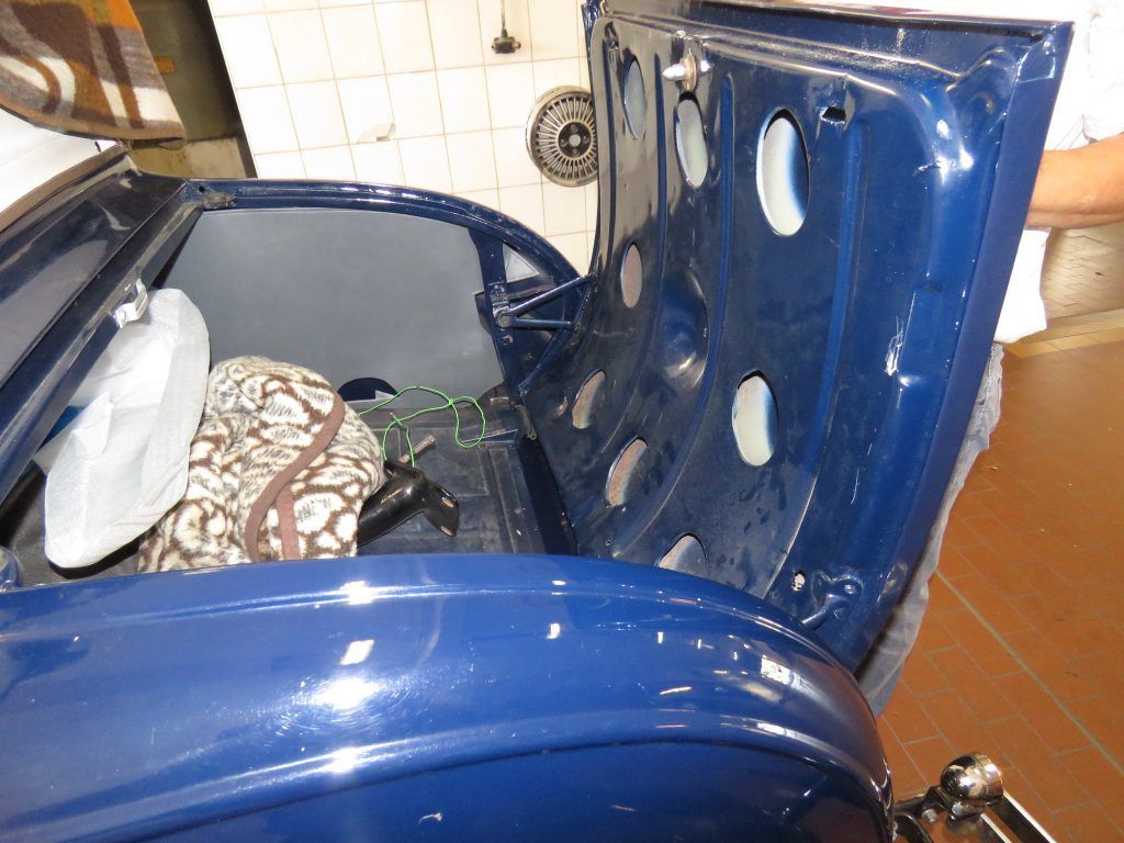bauabschnitte karosserie ford model a gehaeuse kofferraum trunk