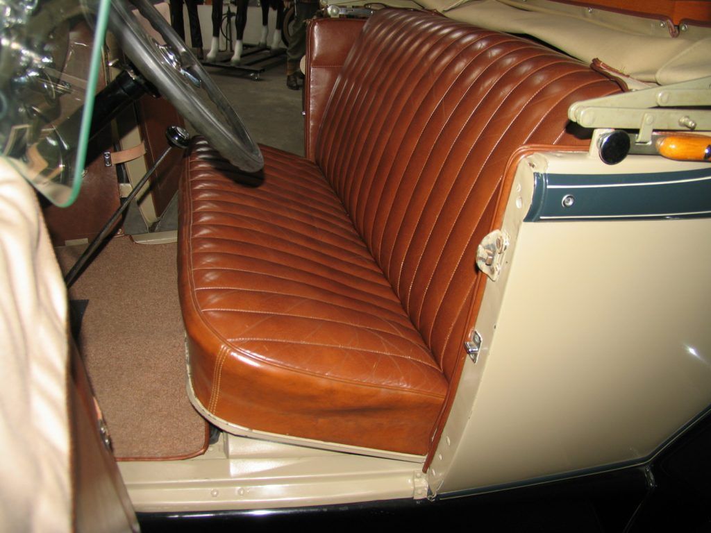 ford model a sitzbank leder bench seat leather 3