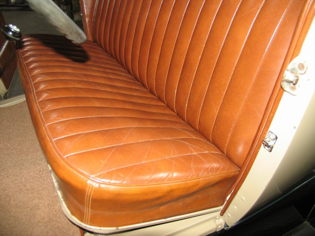 ford model a sitzbank leder bench seat leather 4