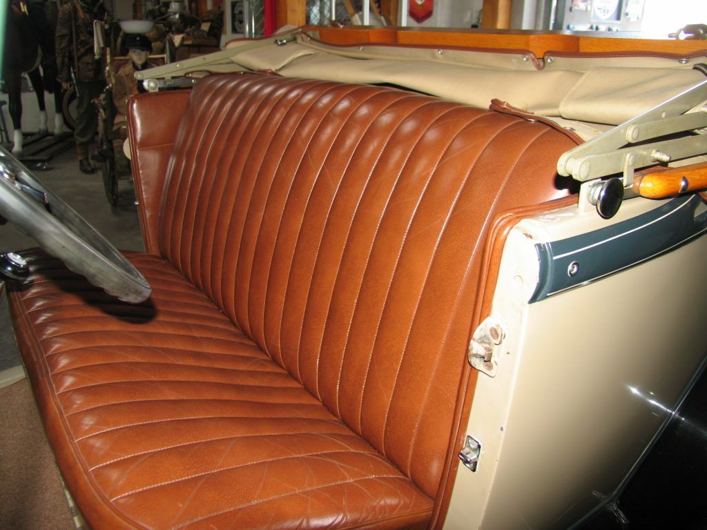 ford model a sitzbank leder bench seat leather 5